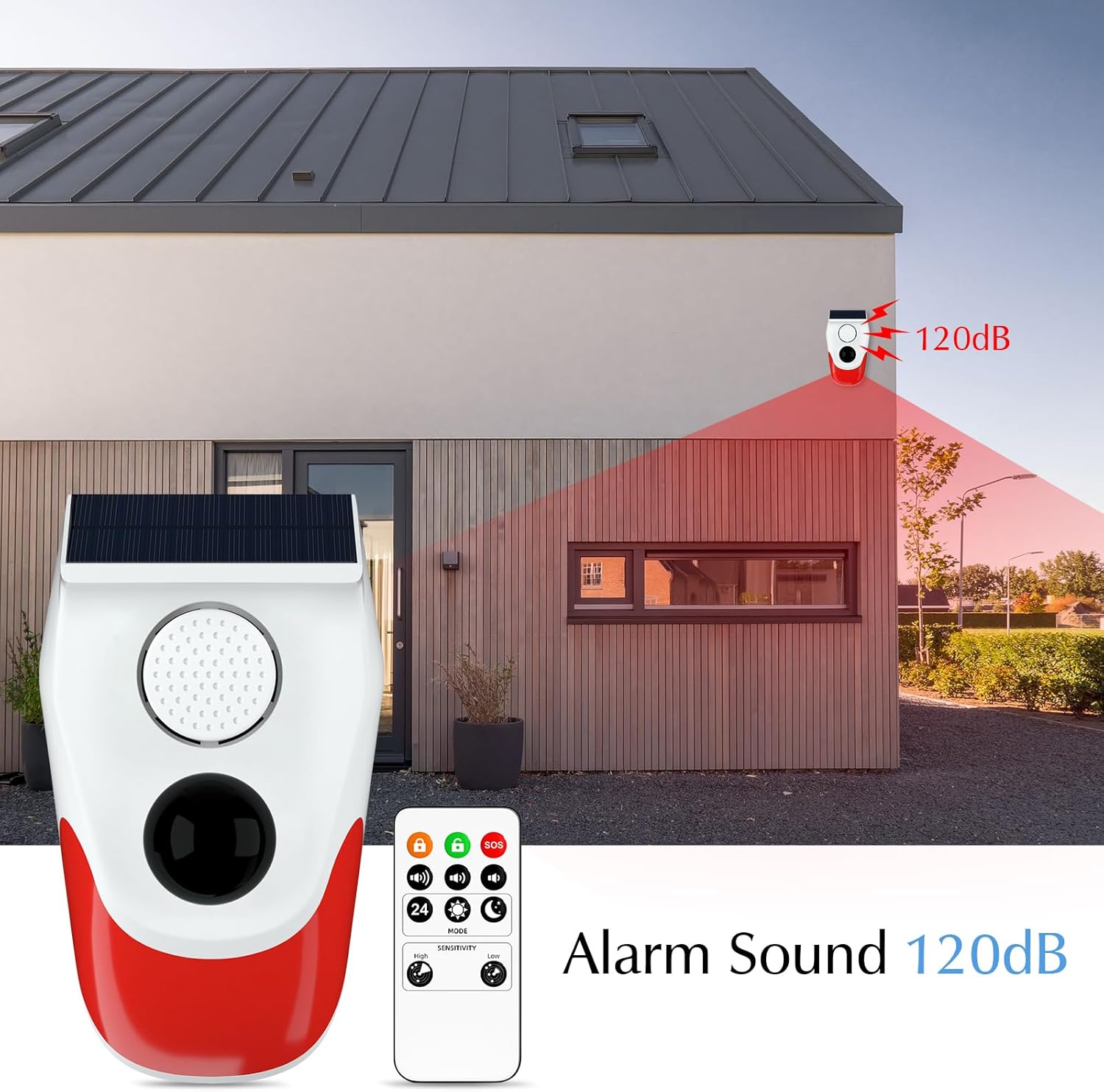 태양광 모션 센서 야외 경보, 조정 가능한 감도 모션  - Smart Garden Light Camera 리뷰 및 가격