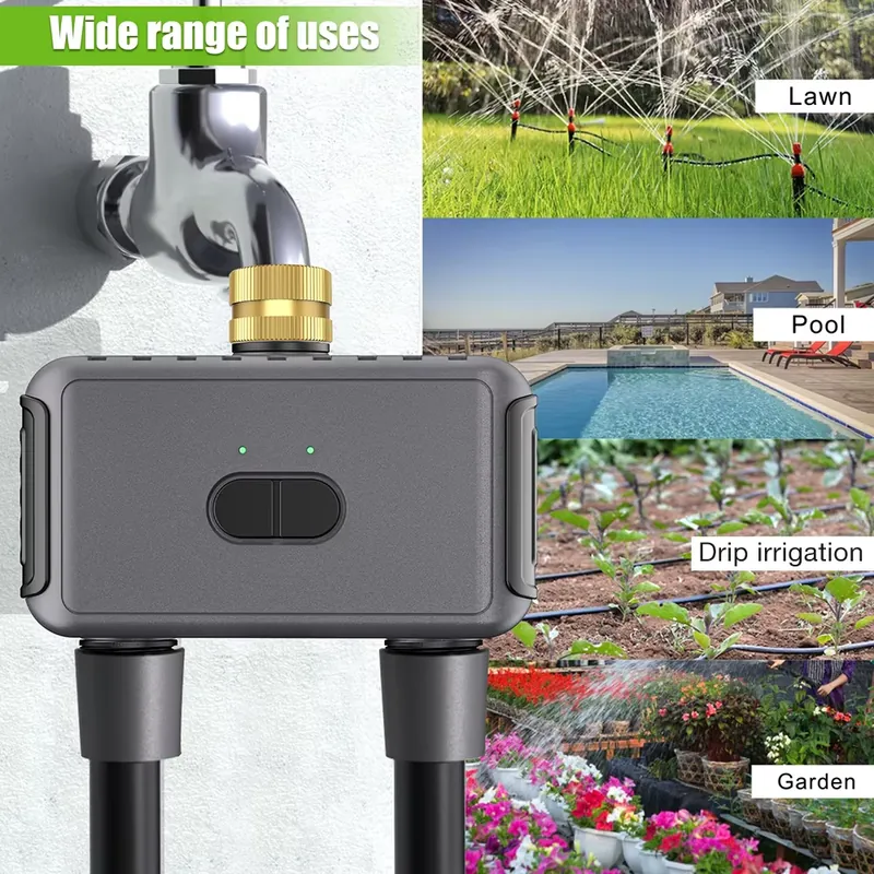 WAP01 WiFi 앱 제어 듀얼 호스 워터 타이머 스 - Smart Garden Water 리뷰 및 가격