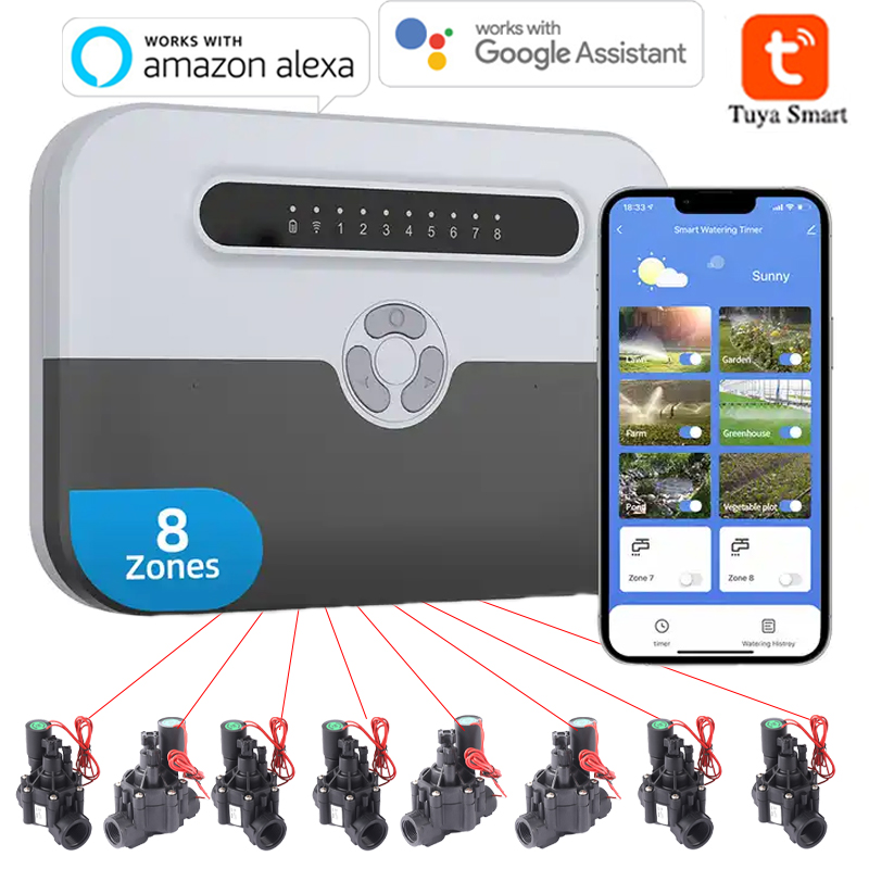 8개 스테이션 WiFi 실내 스마트 스프링클러 컨트롤러 - Smart Garden Nursery 리뷰 및 가격