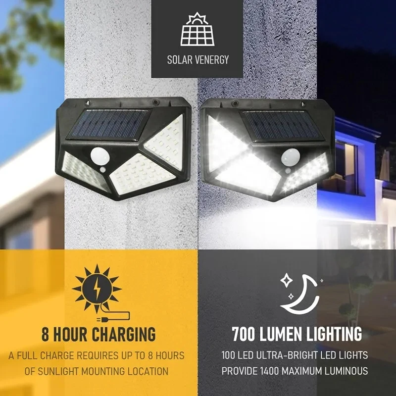 100Led 다기능 태양 램프 야외 정원 장식 모션 센 - Smart Garden Light Camera 리뷰 및 가격
