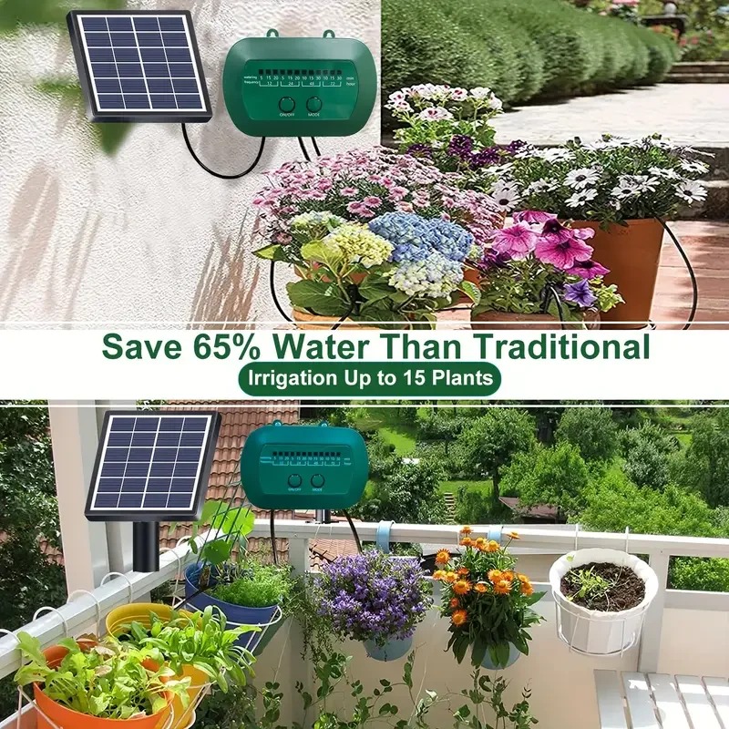 냄비 식물을위한 내장 1800mAh 배터리 관개 기능이 - Smart Garden Water 리뷰 및 가격