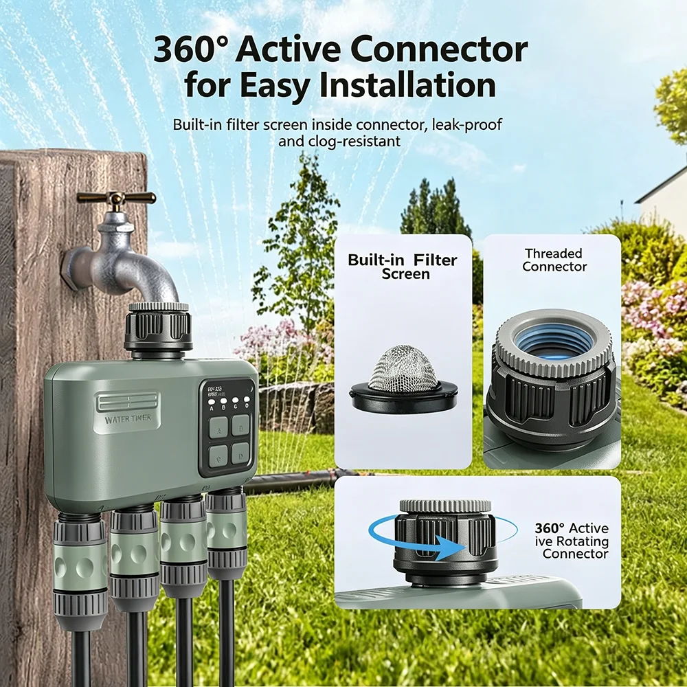 WiFi RF433 스마트 정원 스프링클러 물 타이머  - Smart Garden Nursery 리뷰 및 가격