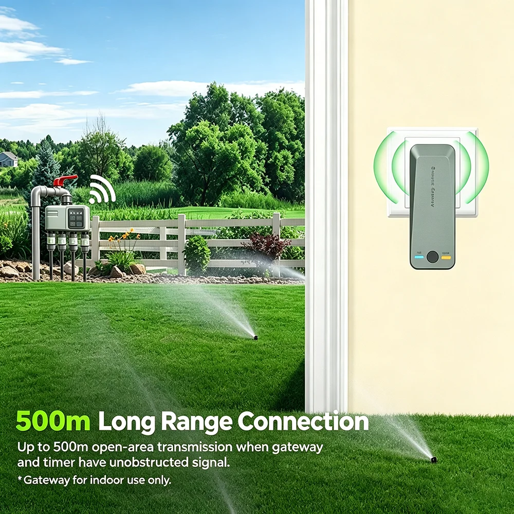 WiFi RF433 스마트 정원 스프링클러 물 타이머  - Smart Garden Nursery 리뷰 및 가격