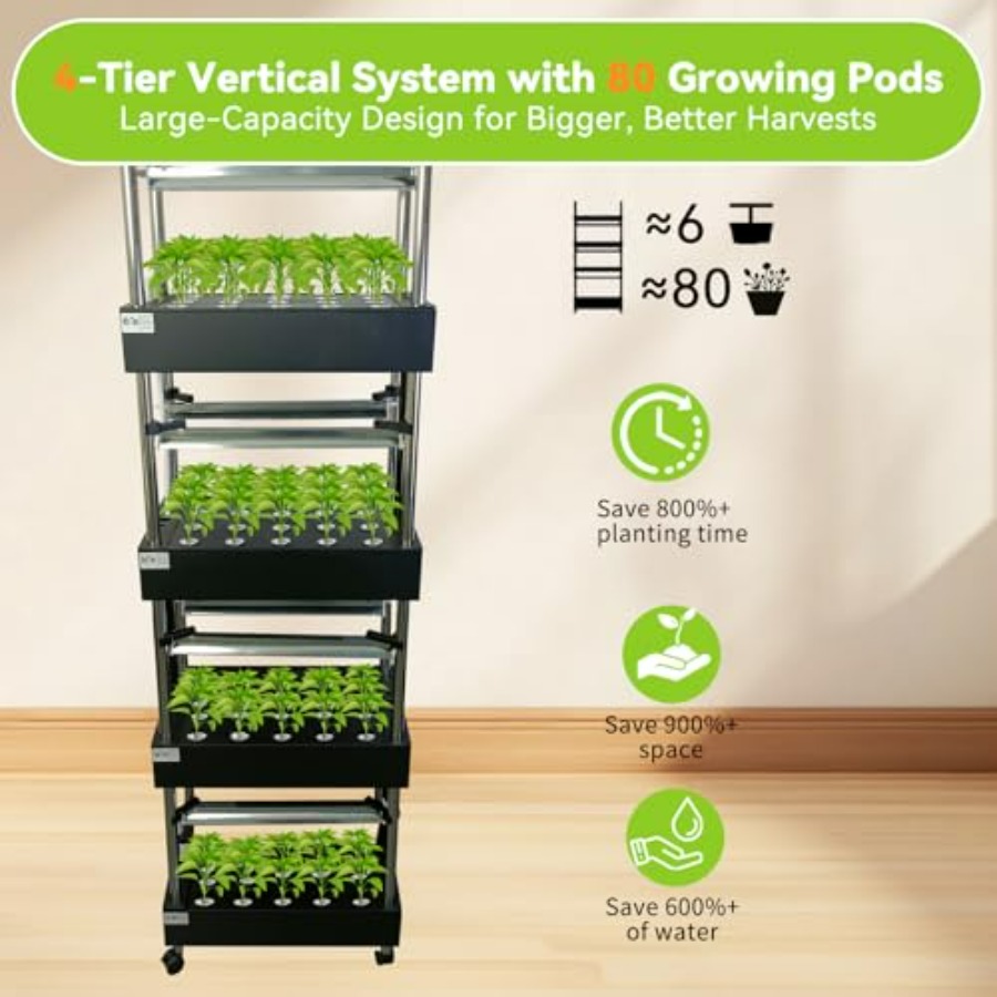 실내 수경재배 시스템: 스마트 풀스펙트럼 조명, 자동  - Smart Garden Water 리뷰 및 가격