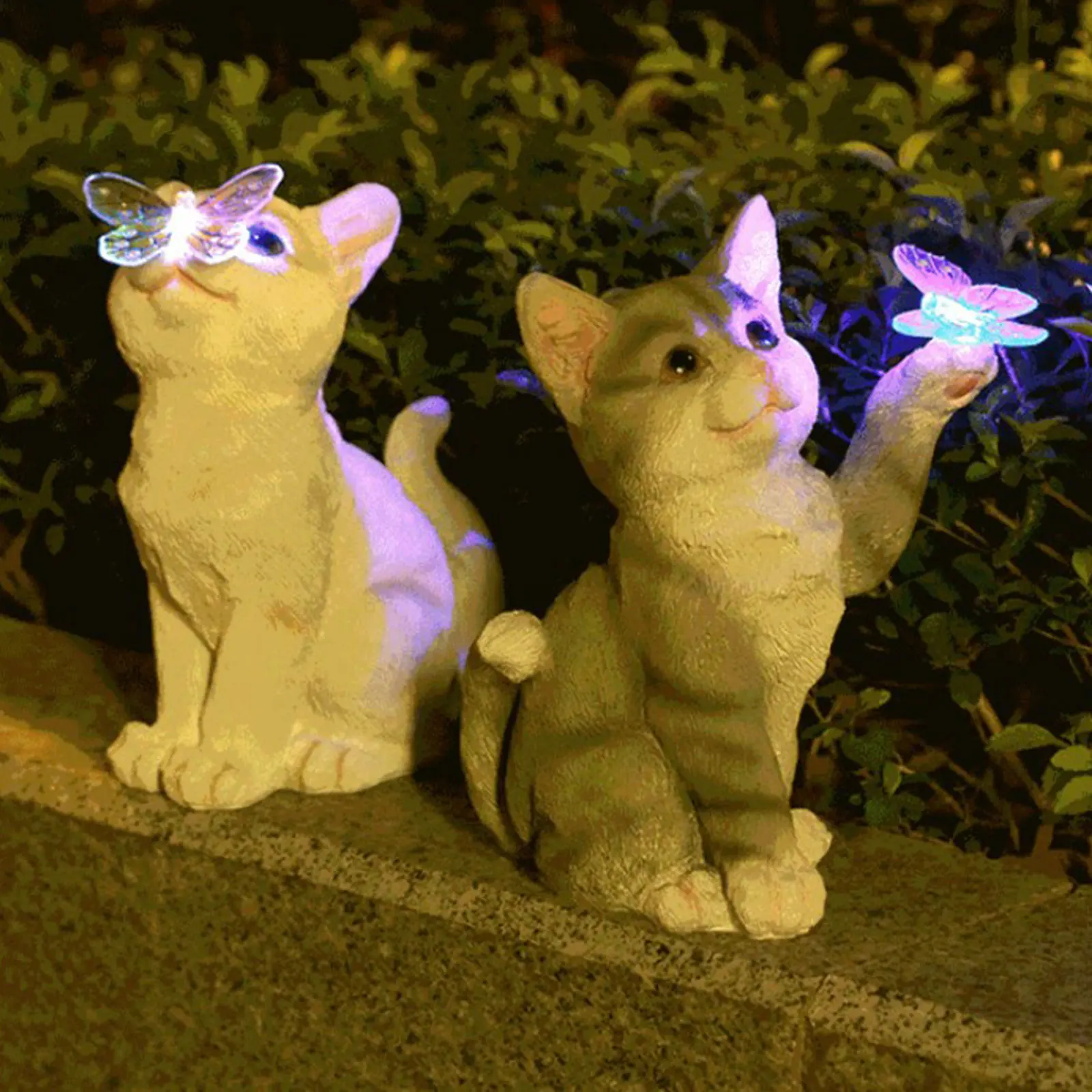 야외 고양이 조각상 펜던트 정원 LED 태양광 조명 귀 - Smart Garden Light Camera 리뷰 및 가격